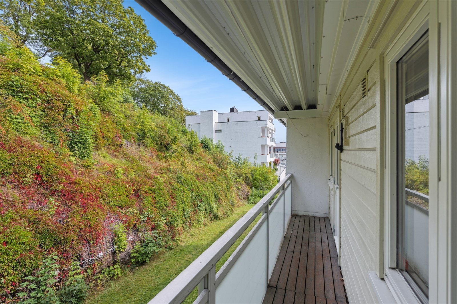 Luftebalkongen utenfor soverommet. Galleribilde