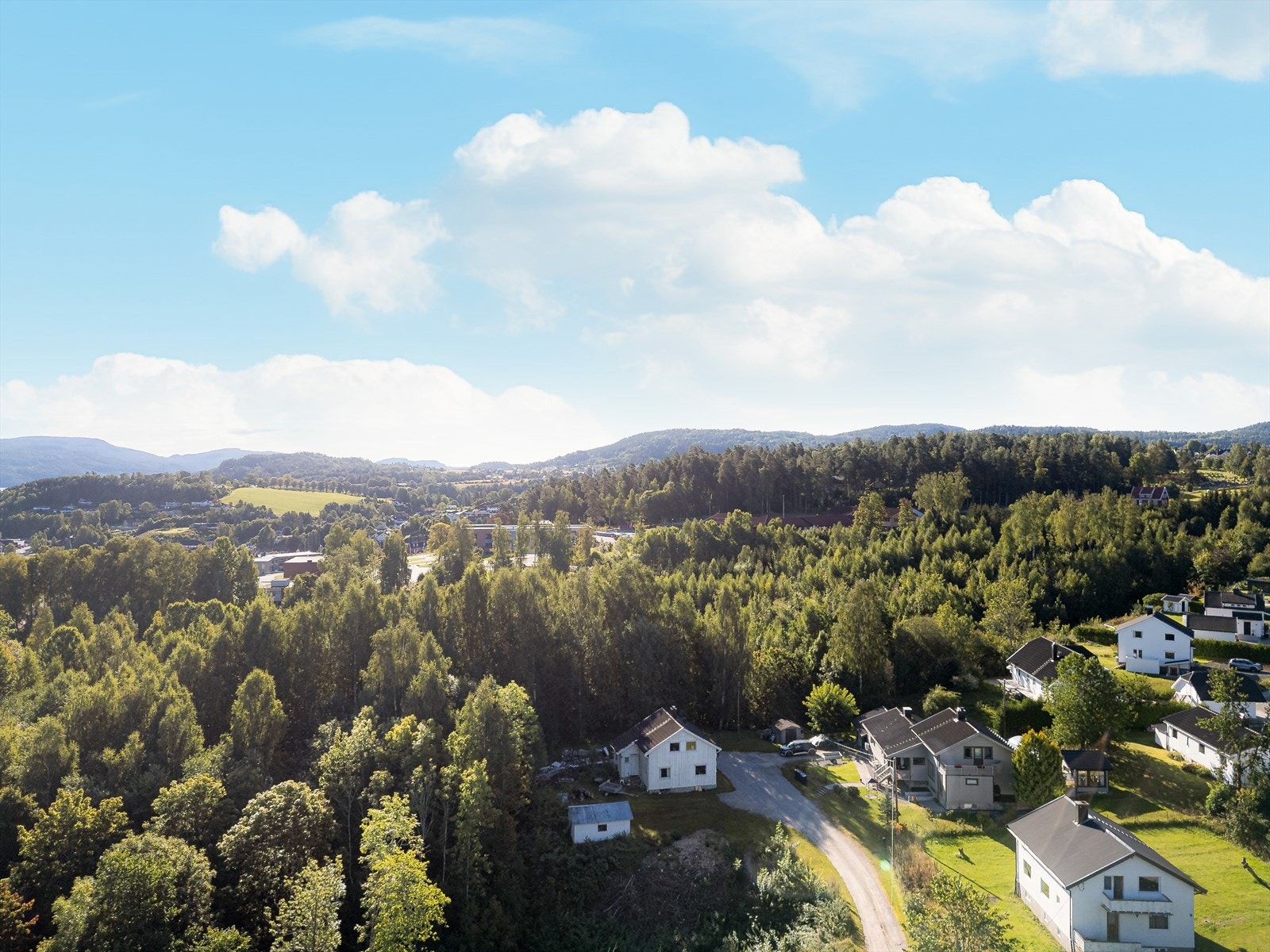 Fra boligen er det kort vei til barnehager og Holla 10-årige skole. Galleribilde