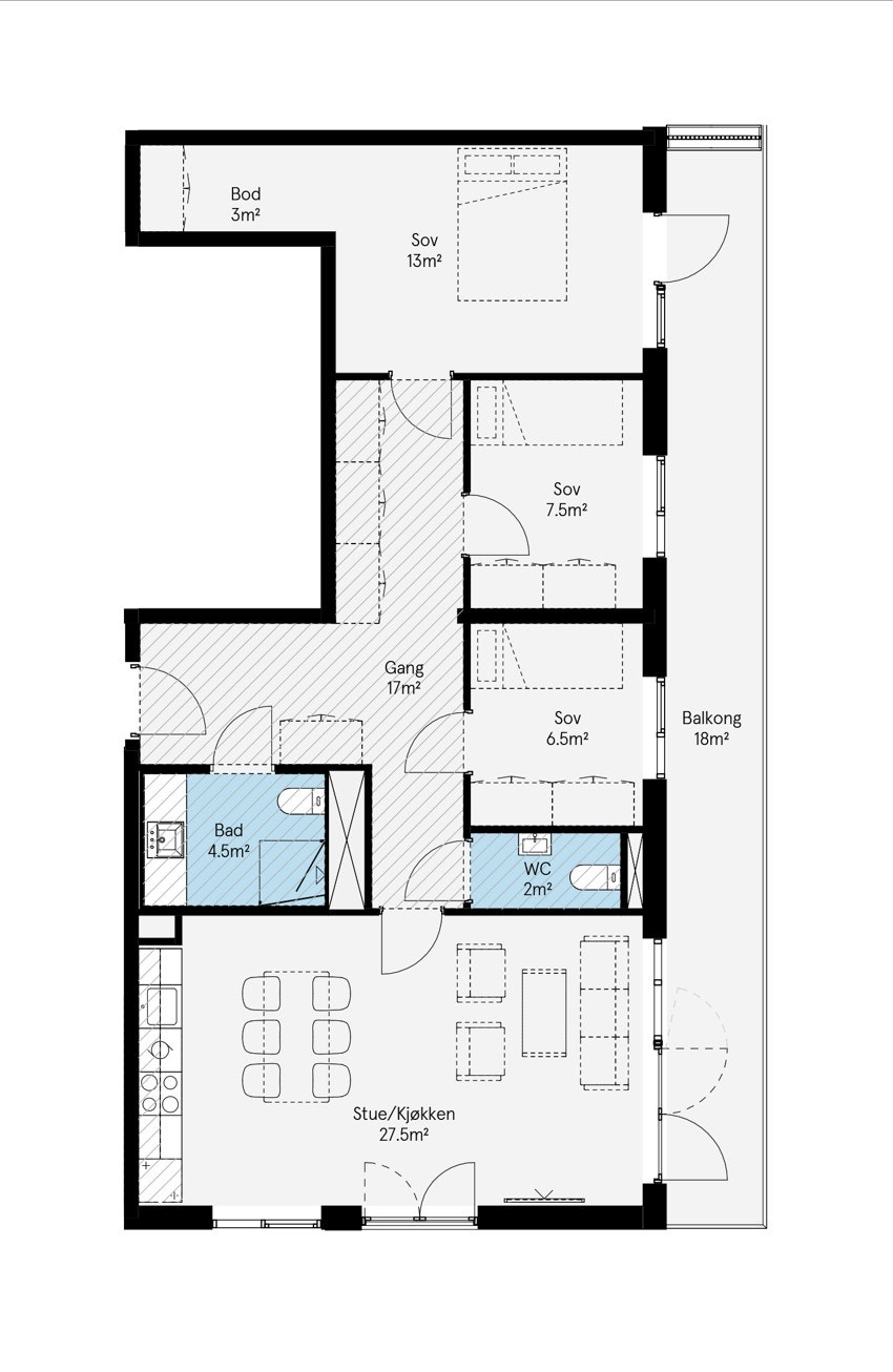 Plantegning Galleribilde