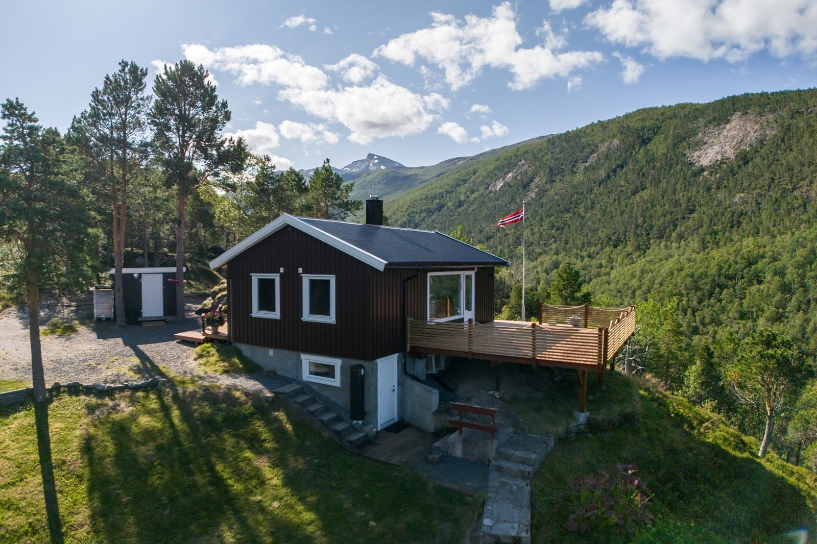 Beliggenheten gjør det til et perfekt sted for både avslapping og aktiviteter året rundt Galleribilde