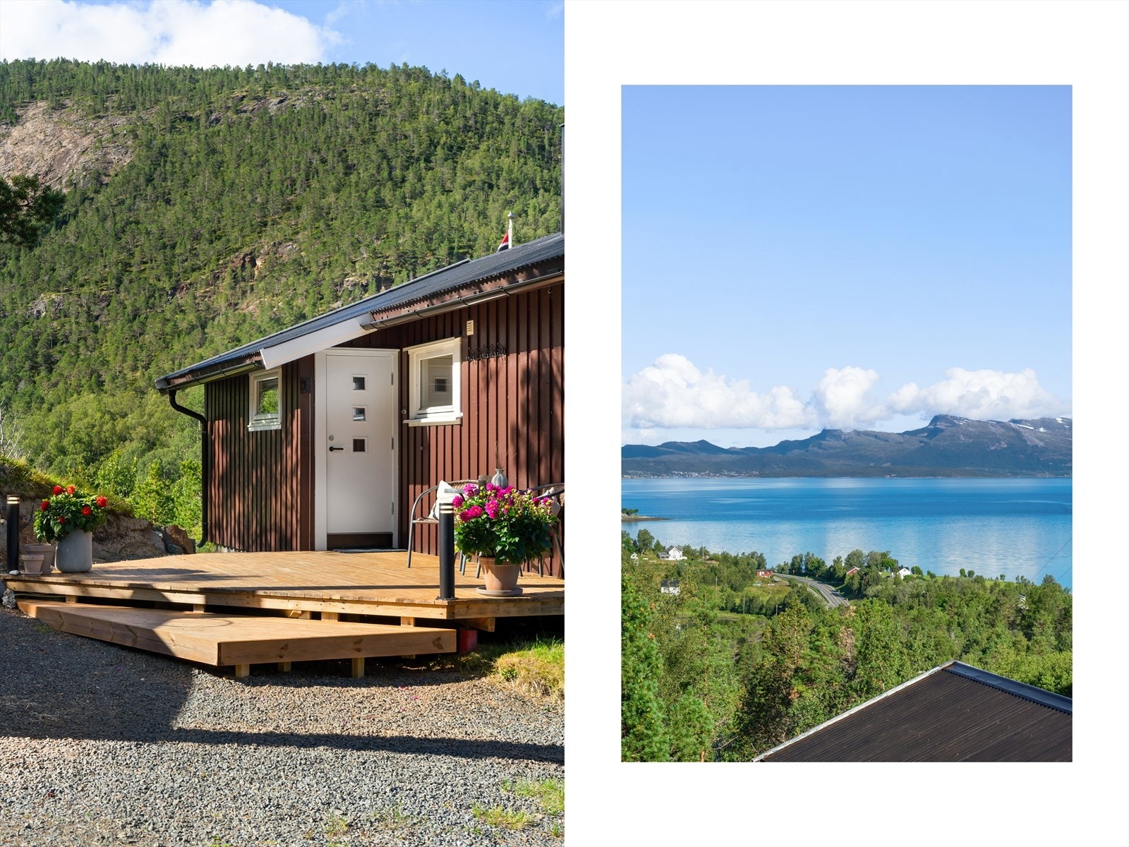 Hytta byr på en lun atmosfære og ekte hytteidyll Galleribilde