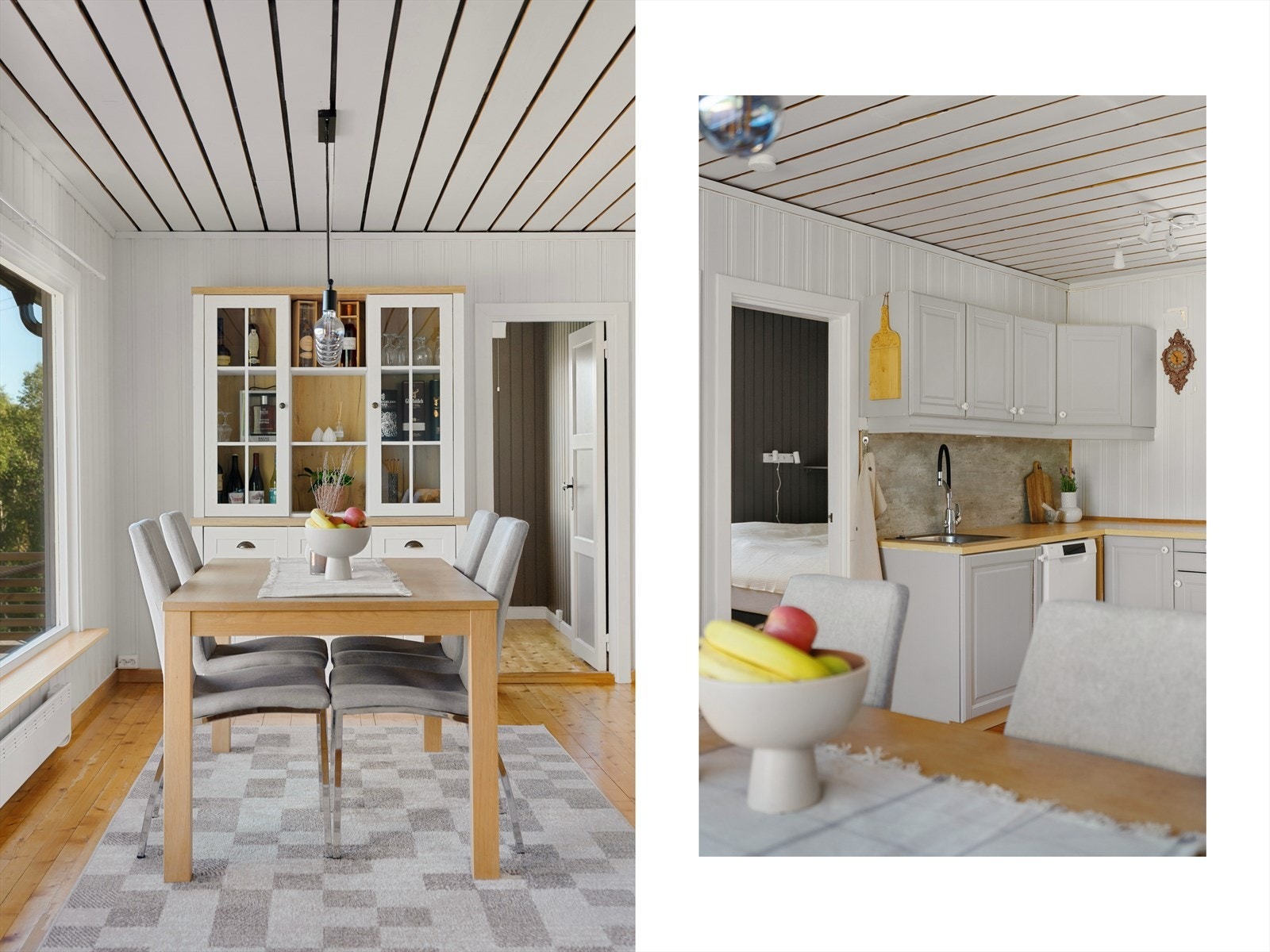 Hyggelig kjøkken med landlig preg og alle nødvendige fasiliteter Galleribilde