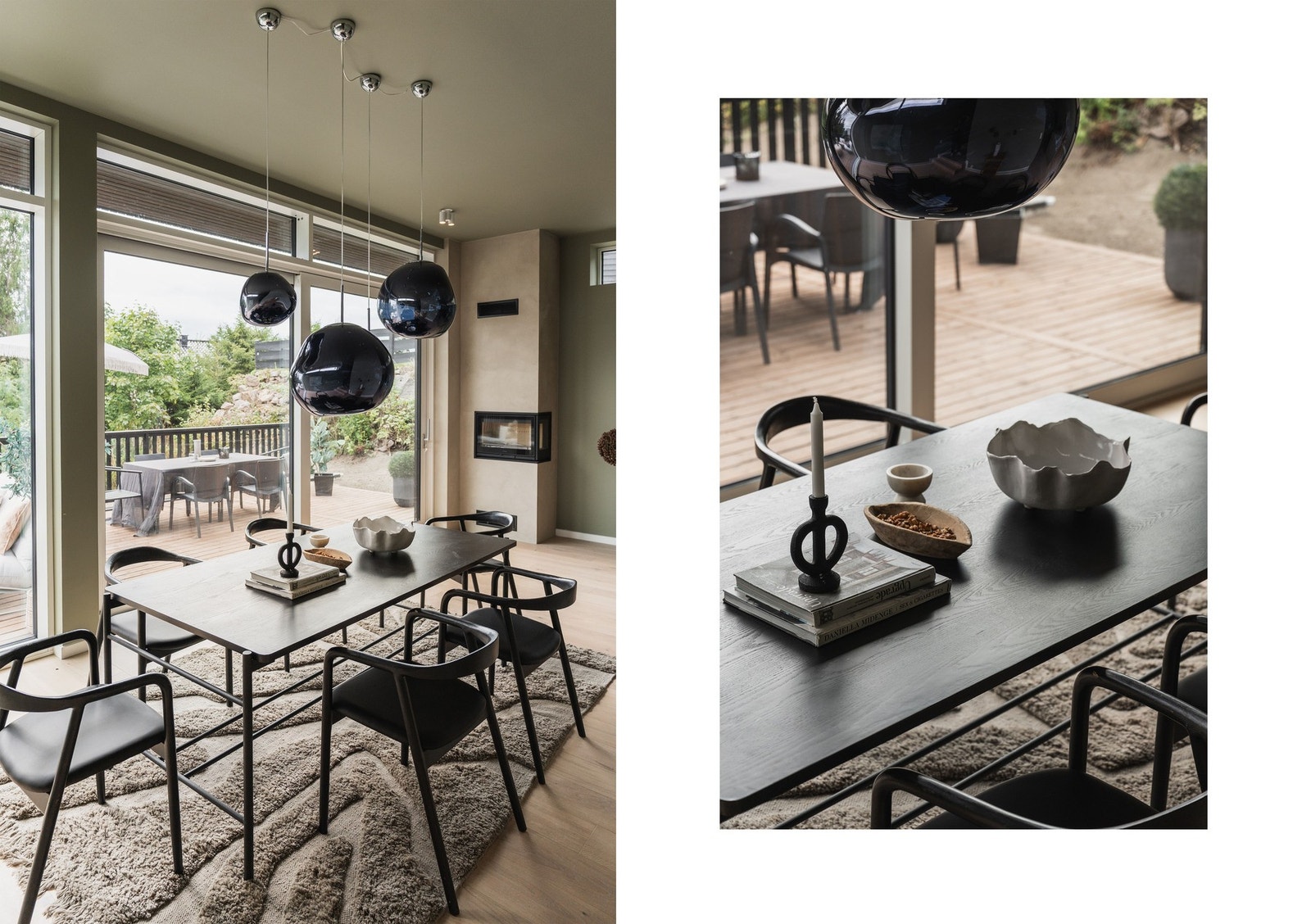 Store vindusflater gir rikelig med naturlig lys. Galleribilde