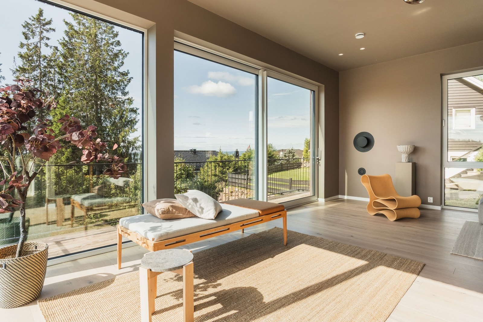 Fra stuen er det fantastiske siktlinjer. Galleribilde