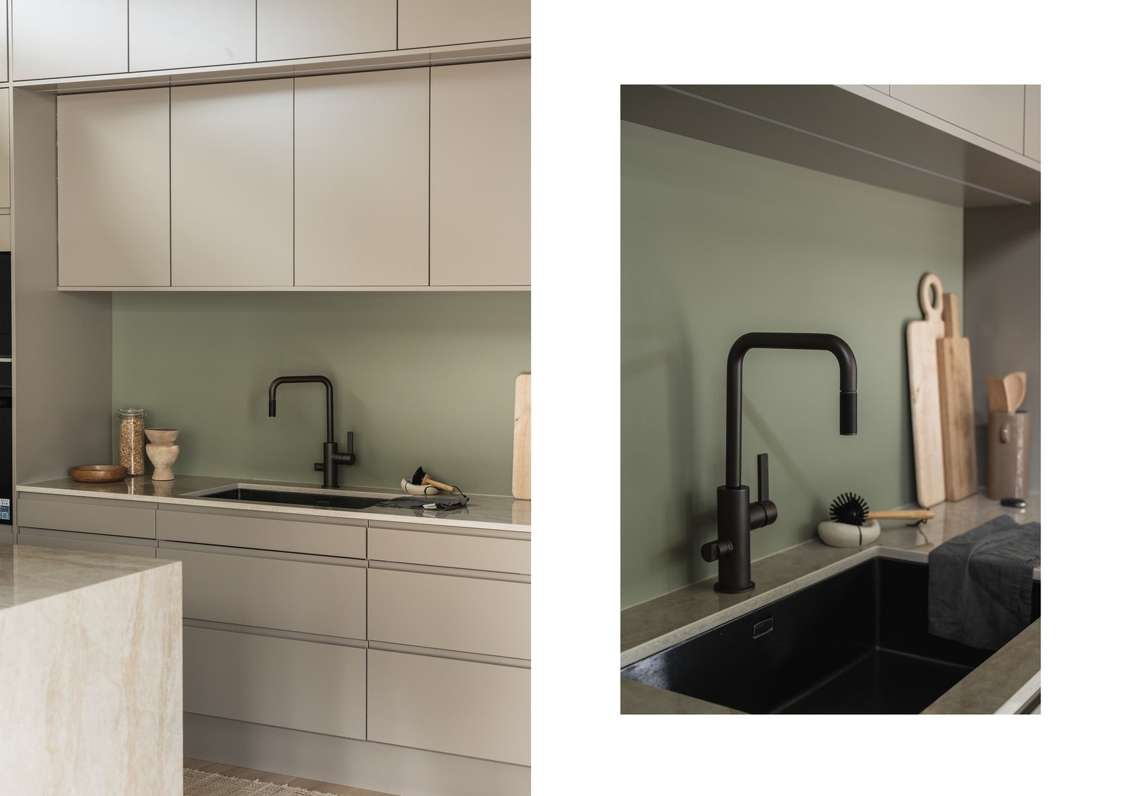 Detaljbilde kjøkken. Galleribilde