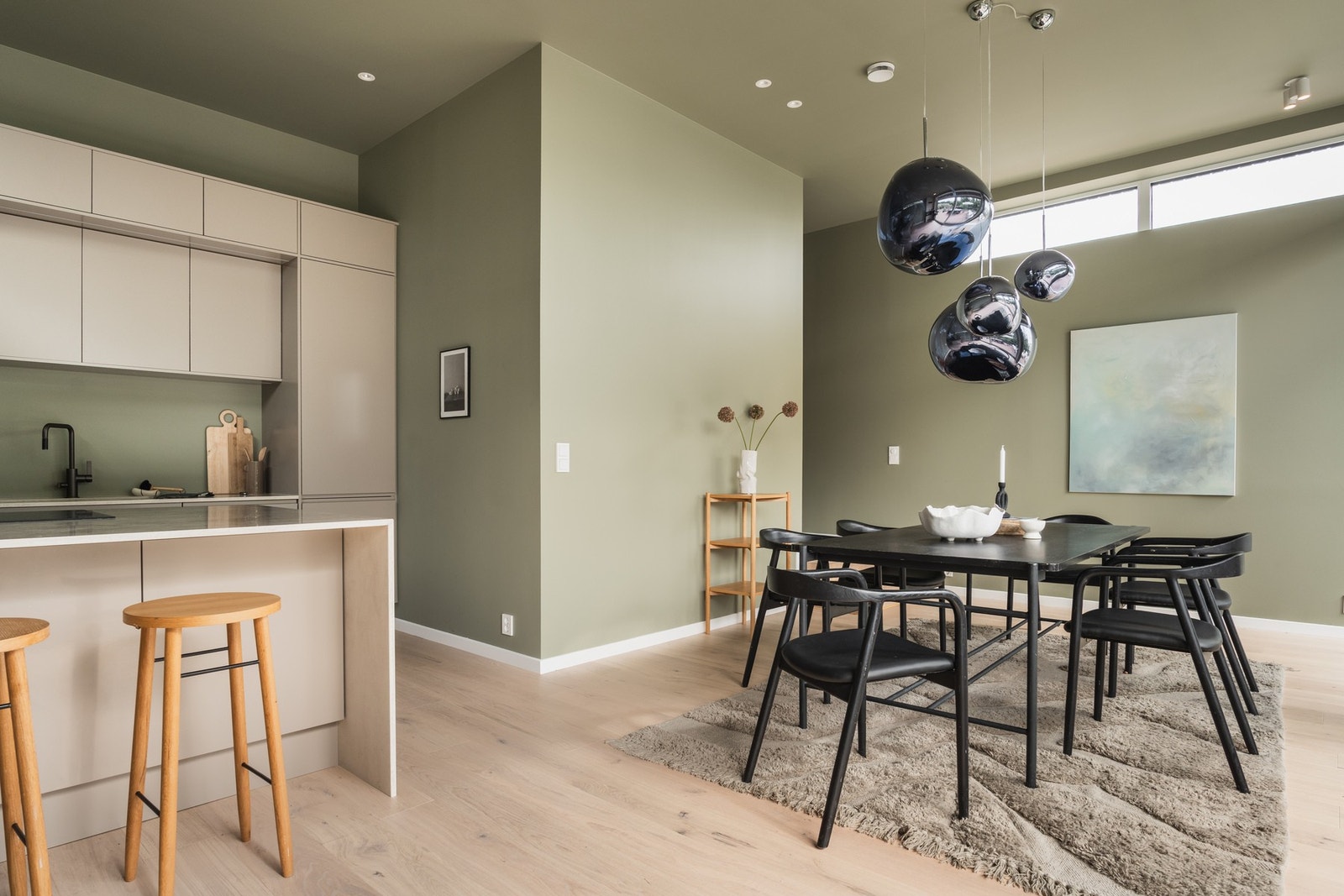 Nydelig enstavs eikeparkett. Galleribilde