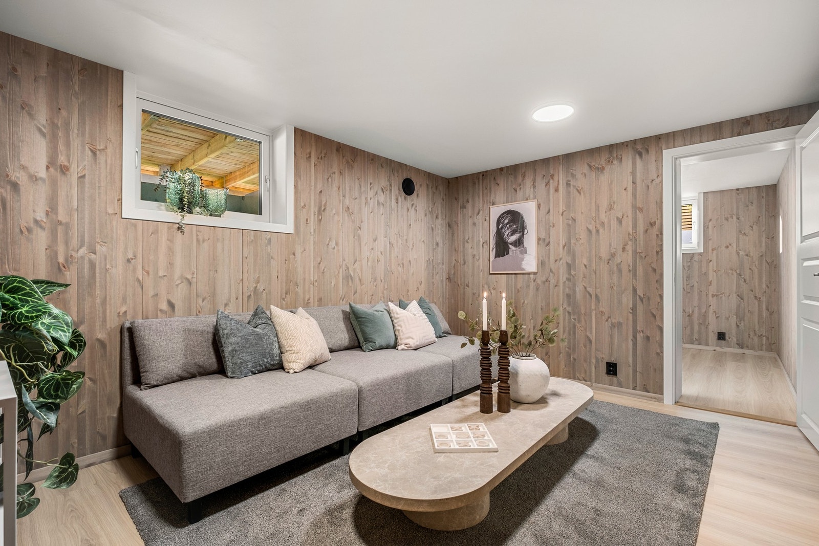 Nydelig kjellerstue på 12,4 kvm Galleribilde