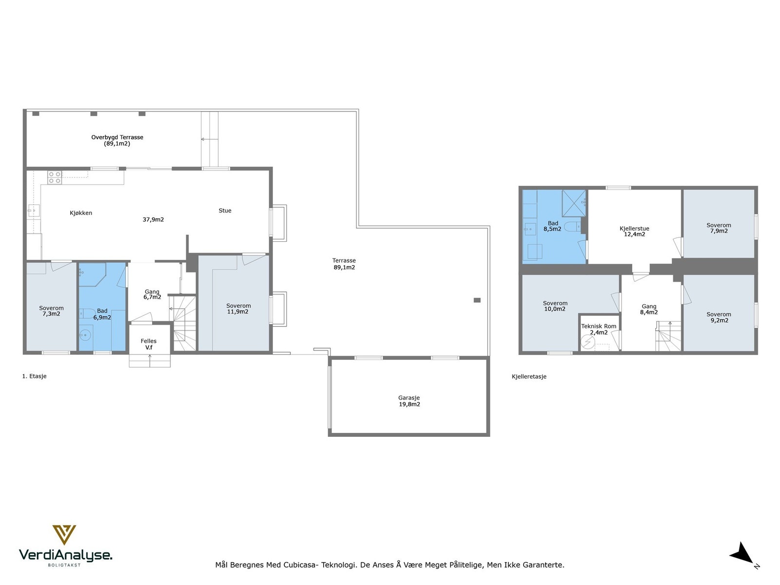Planskisse samlet Galleribilde