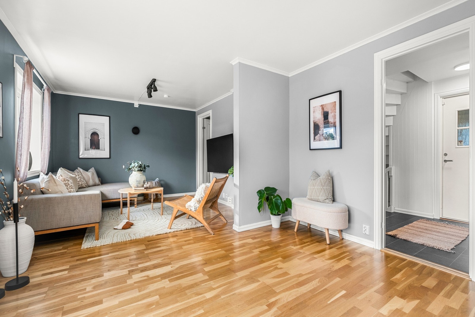 Den gode planløsningen gjør det enkelt å møblere etter eget ønske Galleribilde