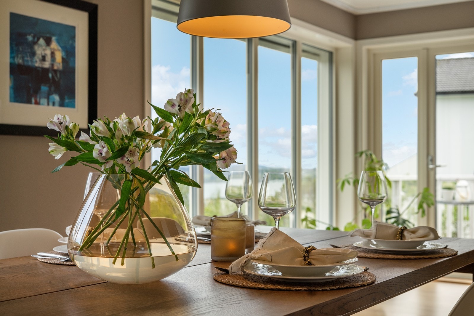 Detalj fra spisestuen Galleribilde