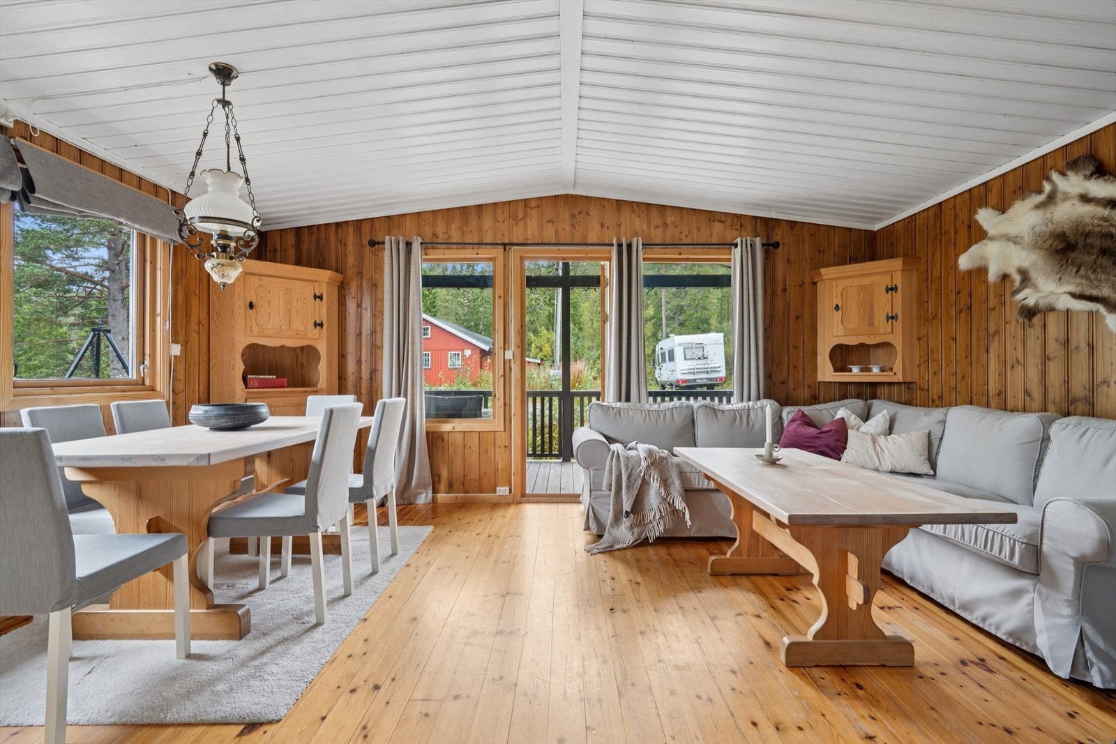 En hyttete hytte her altså Galleribilde