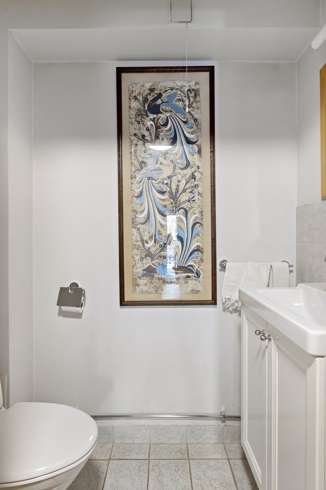 Praktisk gjestetoalett. Galleribilde