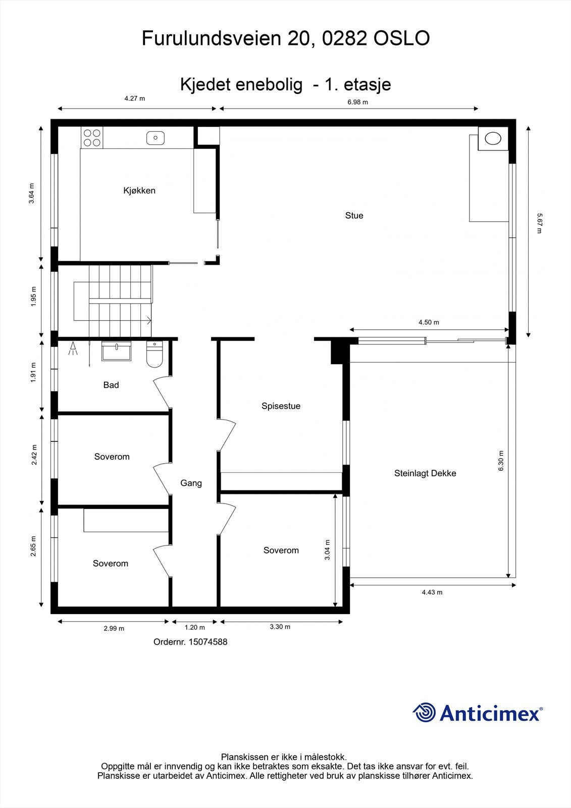 Plantegning 1.etasje. Galleribilde