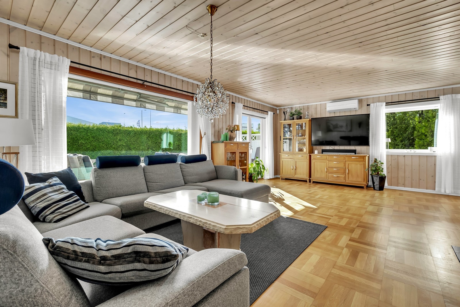 Stue med varmepumpe Galleribilde