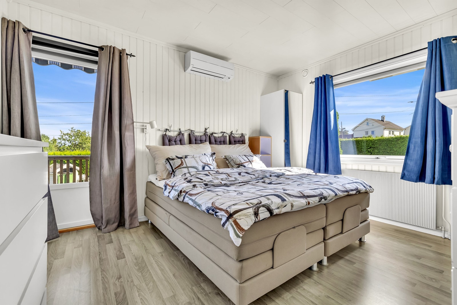 Soverom 1 med varmepumpe Galleribilde