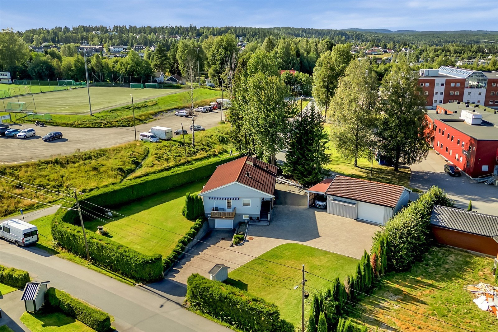 Hjørnetomt Galleribilde