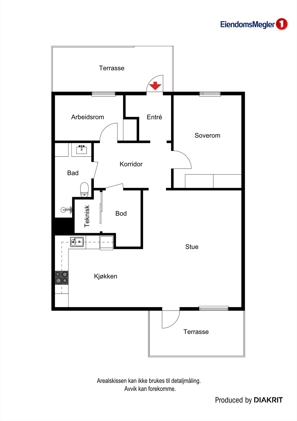 Plantegning Galleribilde