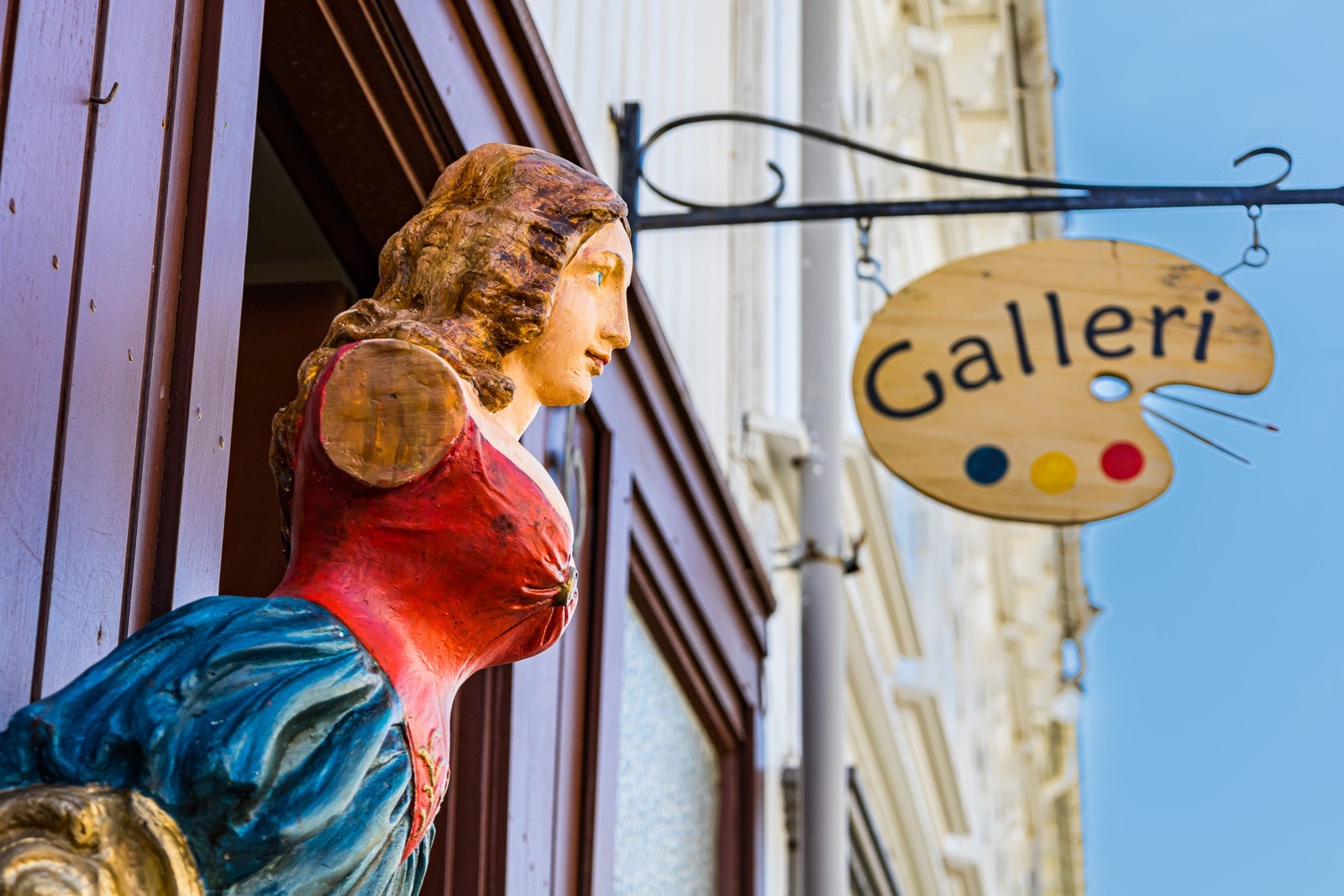 Galleri i Risør sentrum. Galleribilde