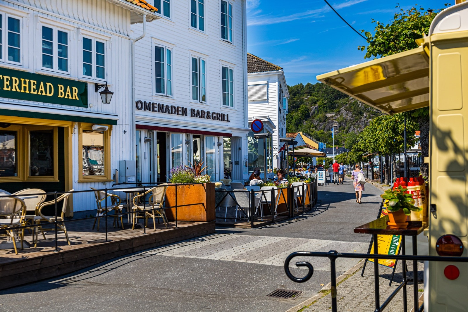 Risør sentrum. Galleribilde