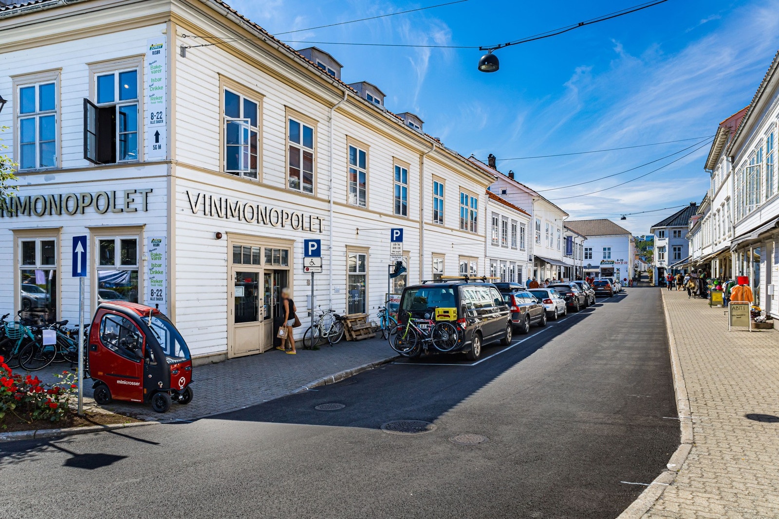 Risør sentrum har også mange koselig spisesteder. Galleribilde