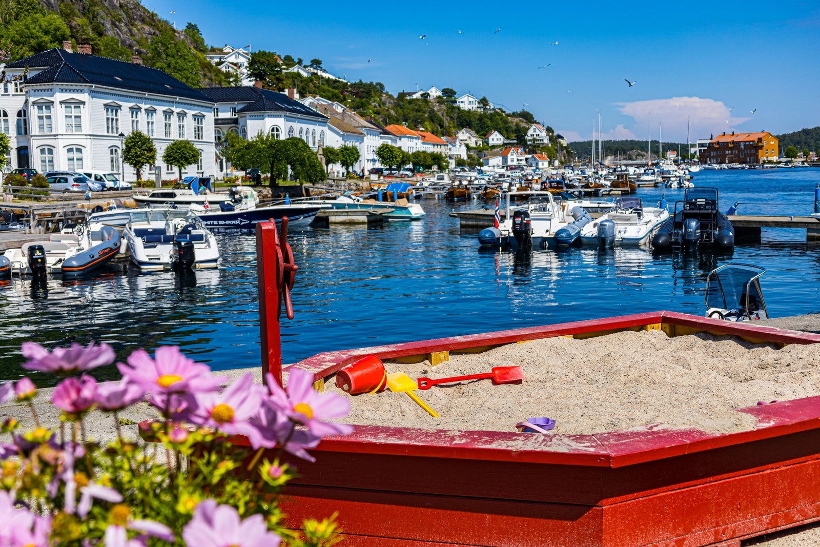 Risør sentrum. Galleribilde