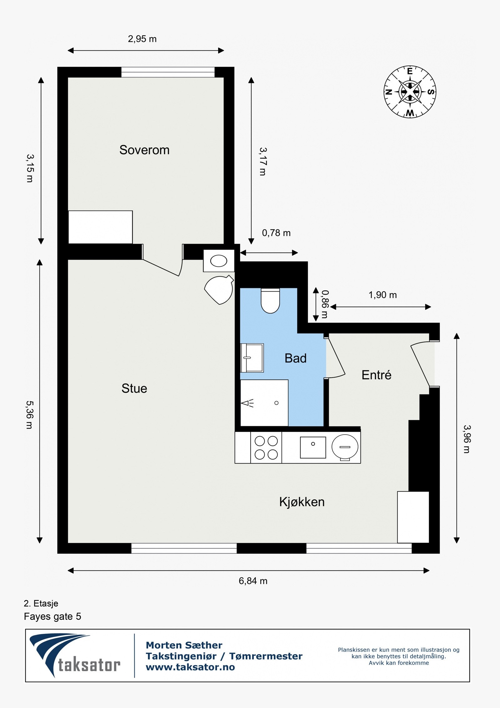 Plantegning - 2.etasje Galleribilde