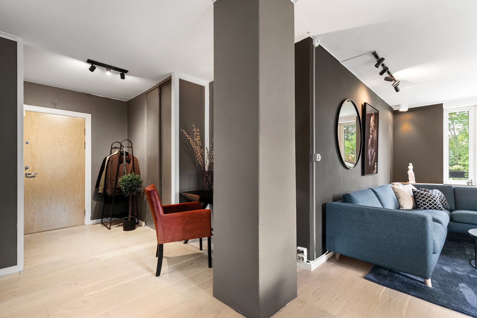 Leiligheten har en gjennomgående og god planløsning. Galleribilde