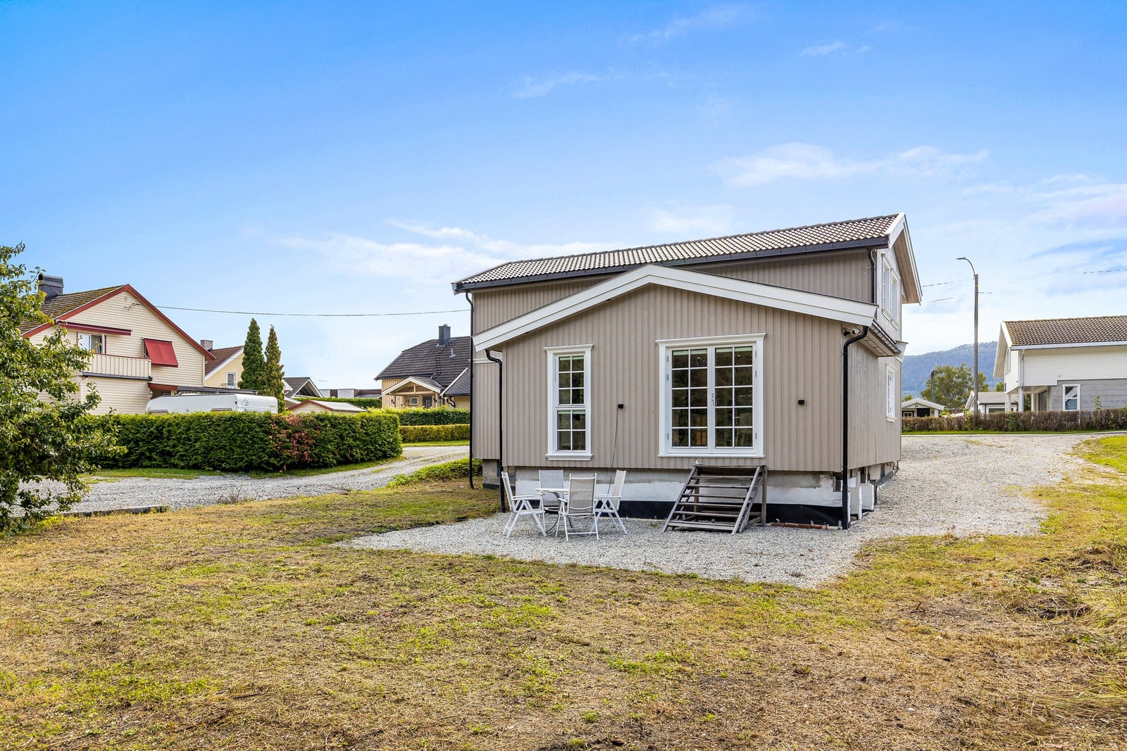 Tomten er på ca. 582 kvm Galleribilde