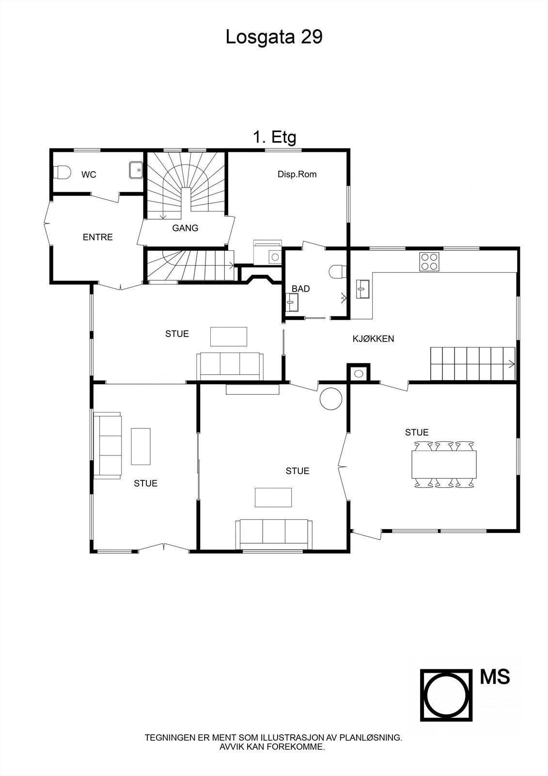 Losgata 29 - 1. Etg Galleribilde
