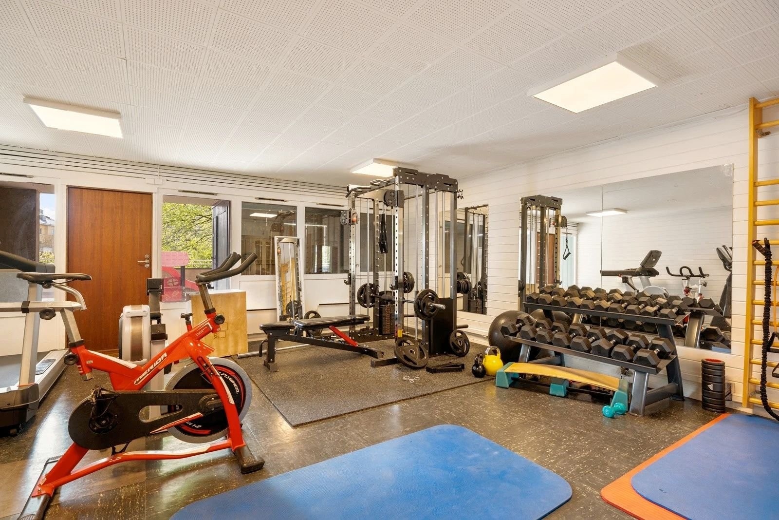 Borettslaget har også et eget trimrom. Galleribilde