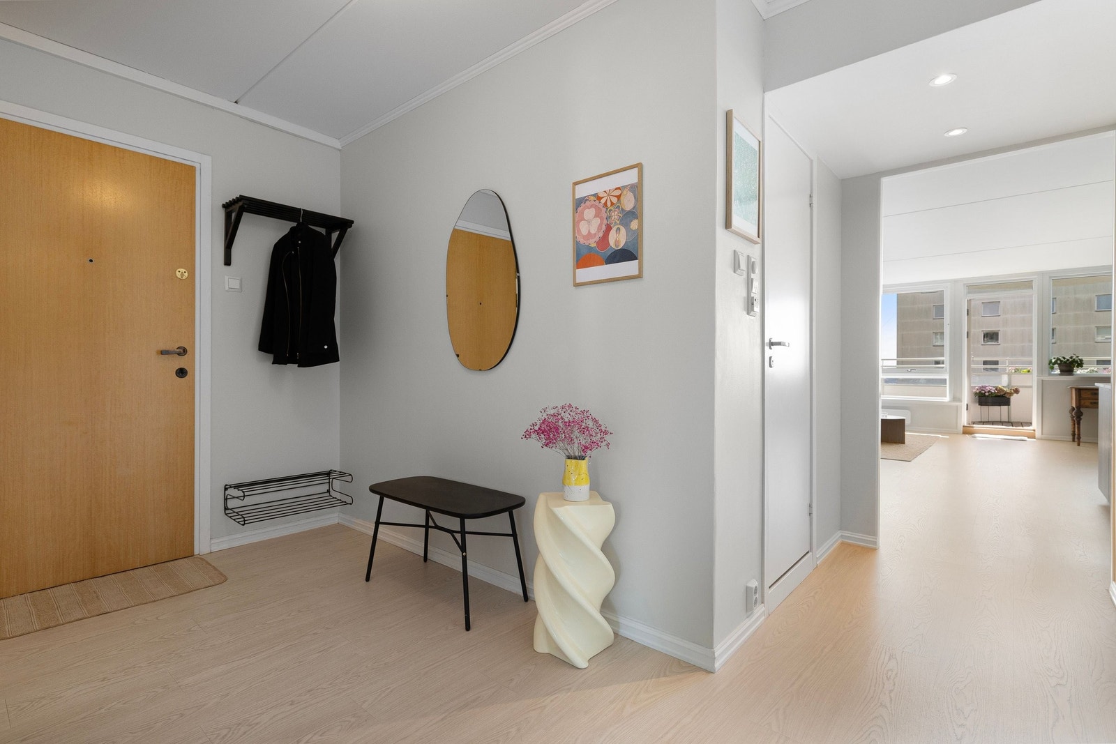 Fin og romslig gang. Galleribilde