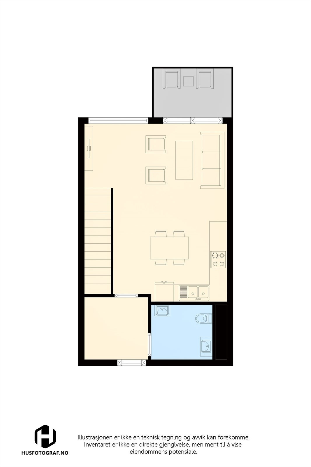 Plantegning 3.etasje. Galleribilde