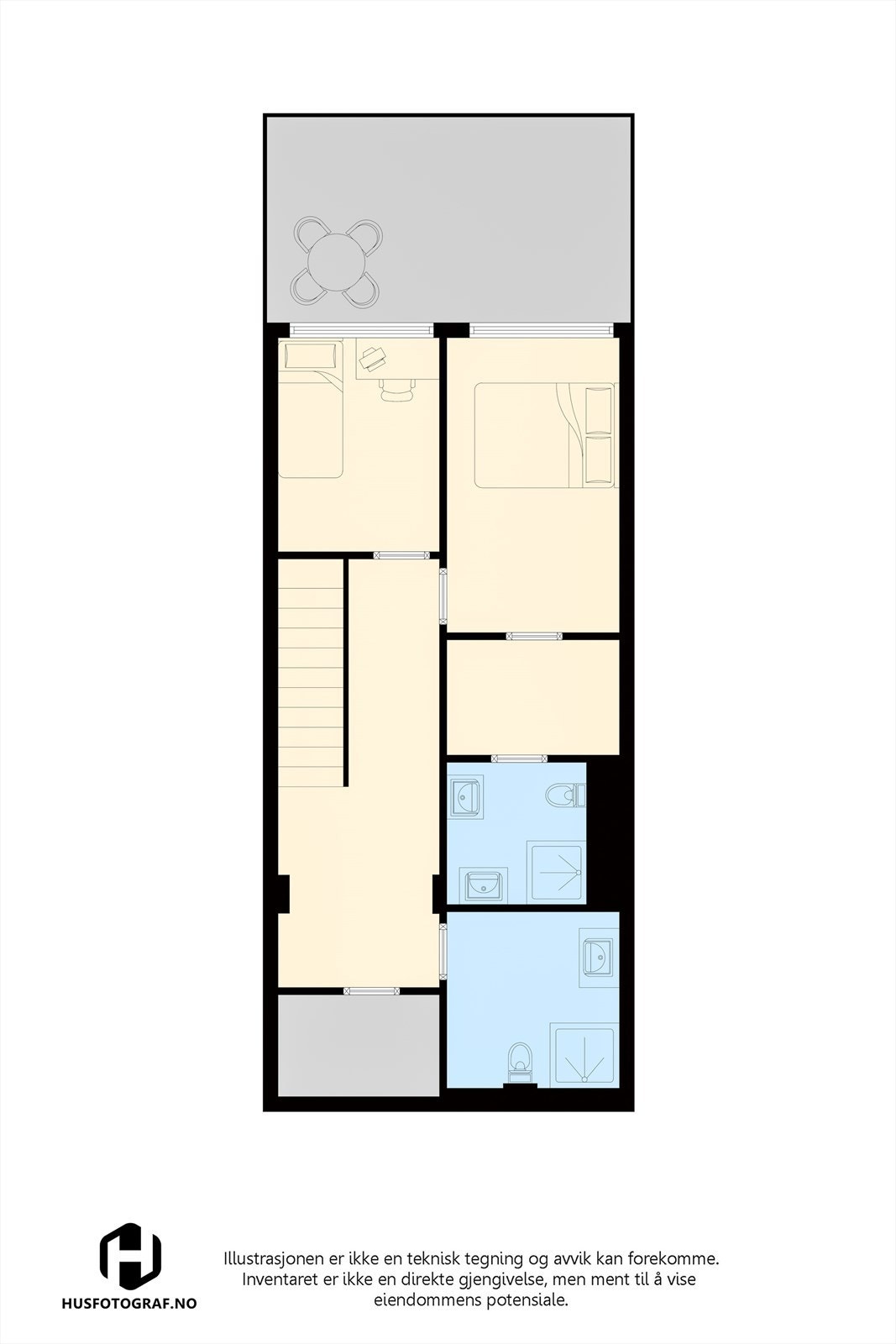 Plantegning 2.etasje Galleribilde