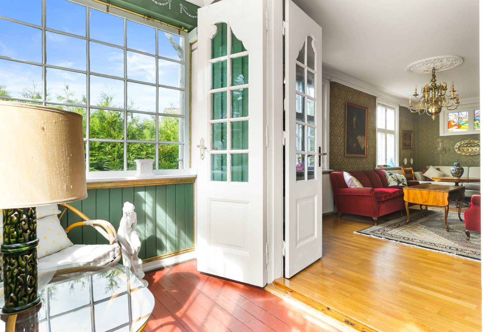 Hagestue. Galleribilde