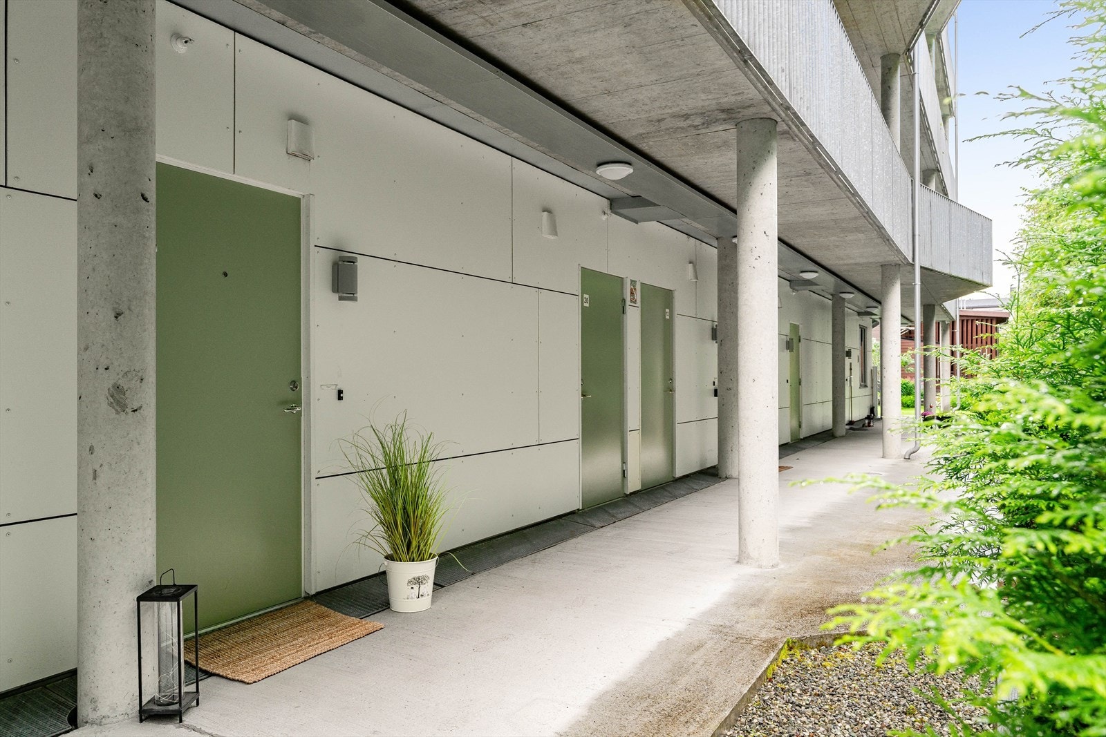 Leiligheten har egen inngang fra svalgang. Galleribilde