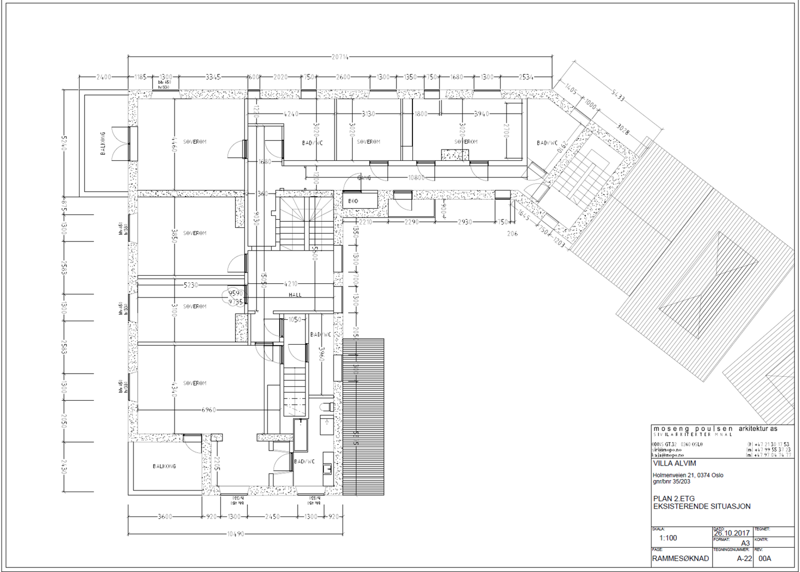 Plantegning 2.etasje. Galleribilde