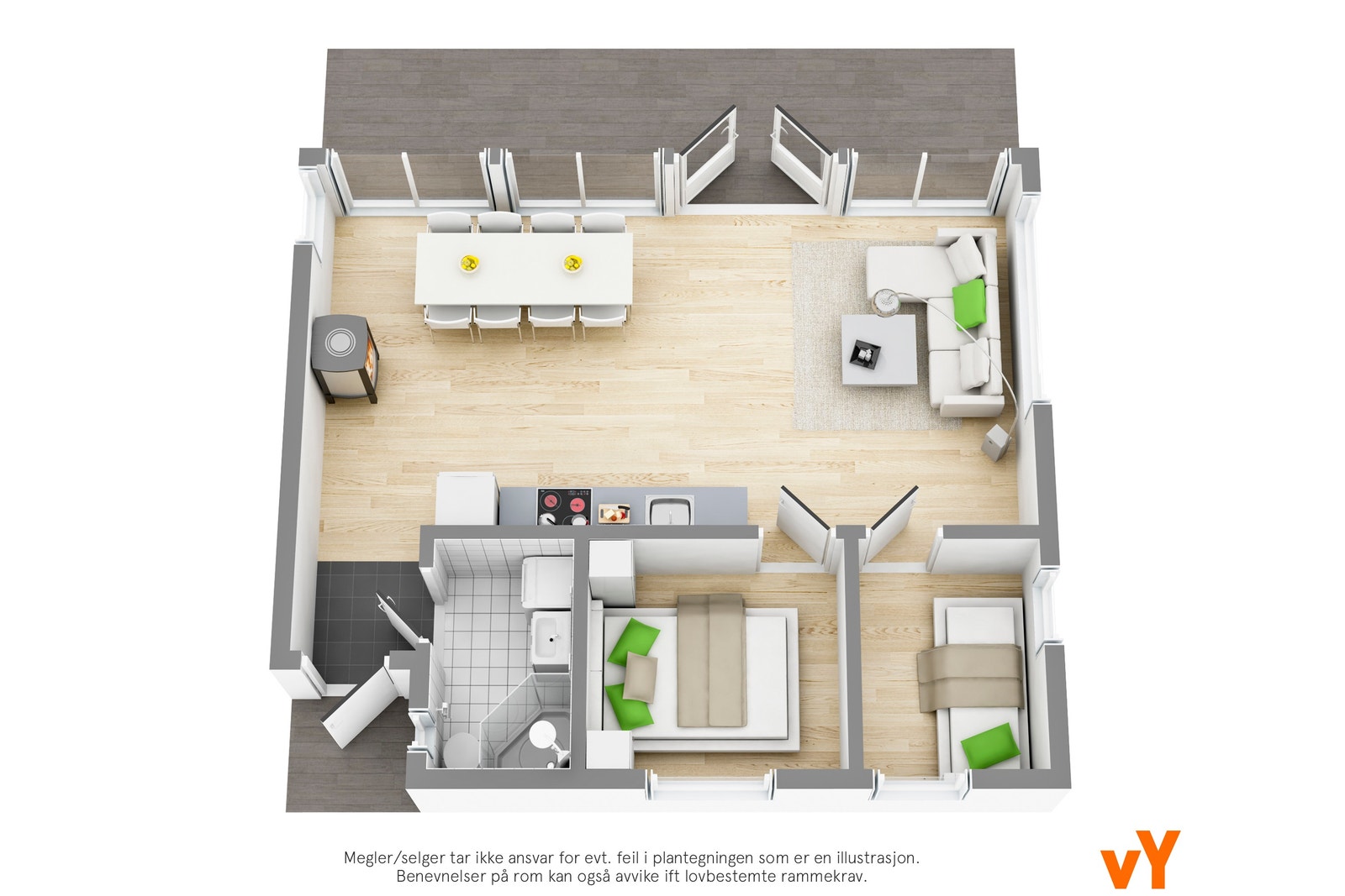 Plantegning Smarte 50 Galleribilde