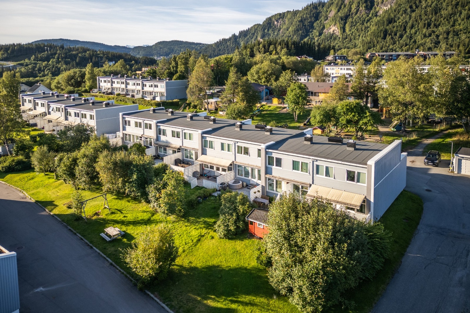 Et rolig boområde Galleribilde