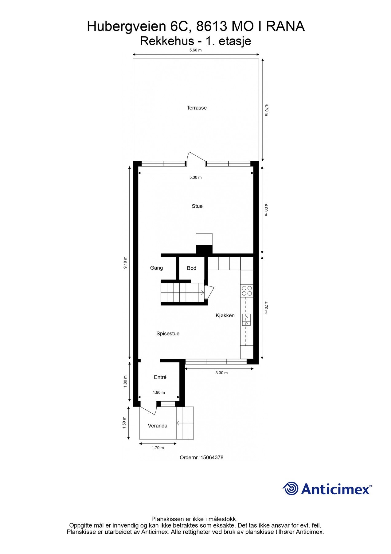 Gjør deg kjent med boligens planløsning Galleribilde