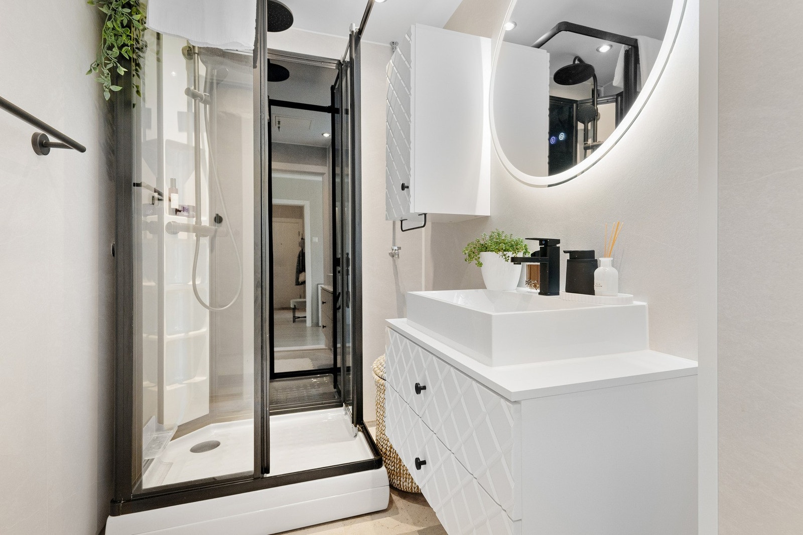 Bad rehabilitert i regi av borettslaget, oppgradert i 2024. Galleribilde