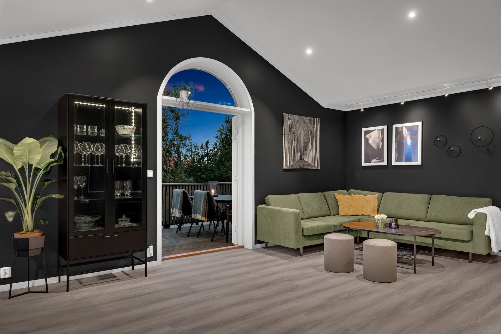 Direkte fra stue er det tilgang til balkong. Galleribilde