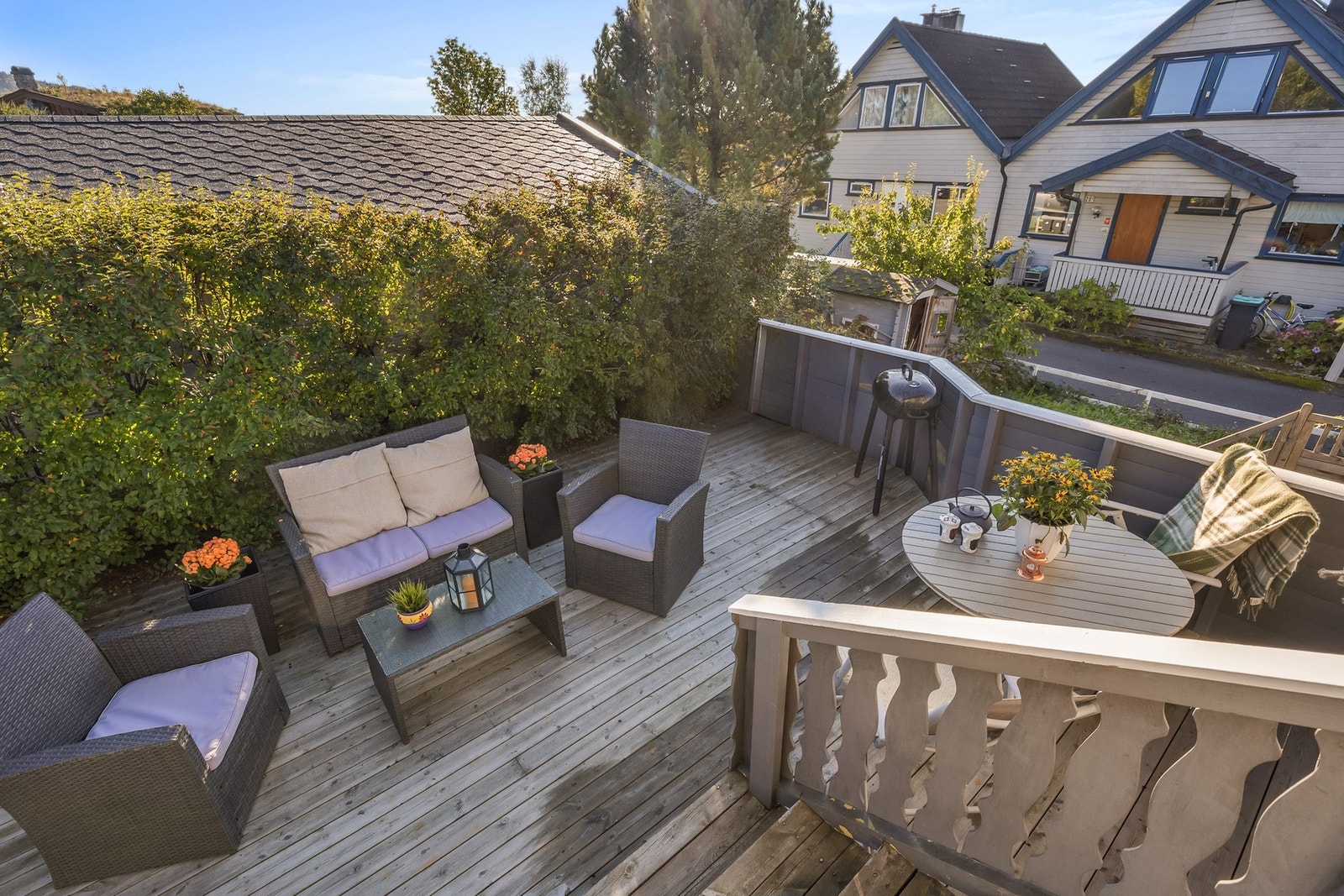 Flott og solrik uteområdet Galleribilde