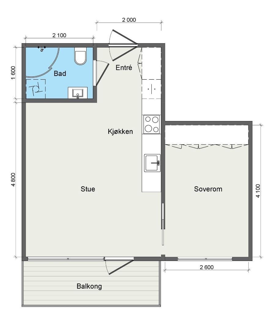 Plantegning Galleribilde