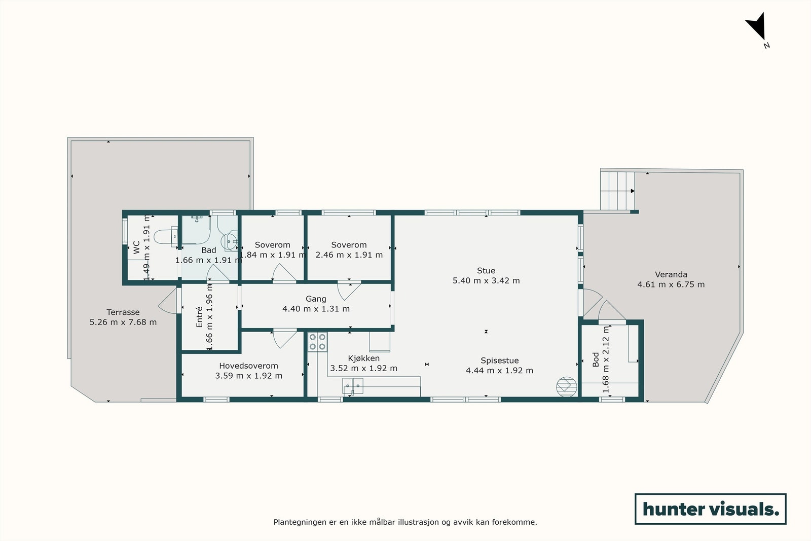 Plantegning Galleribilde