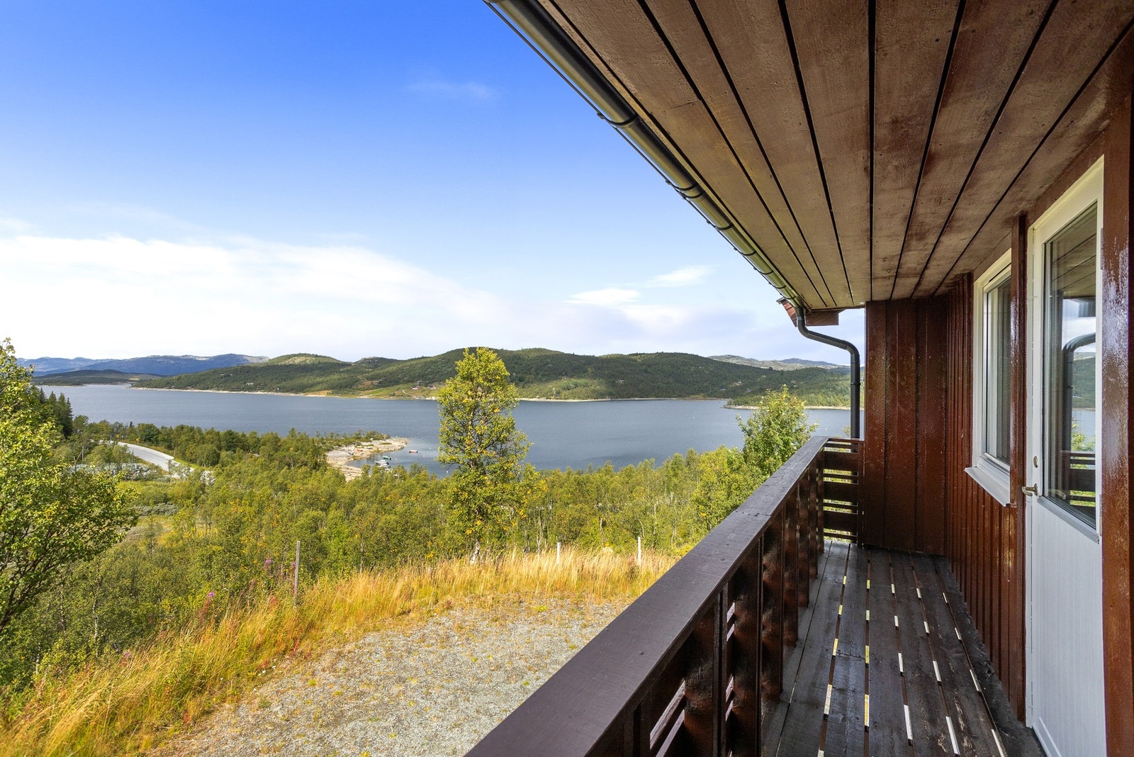 Utsikt fra veranda Galleribilde