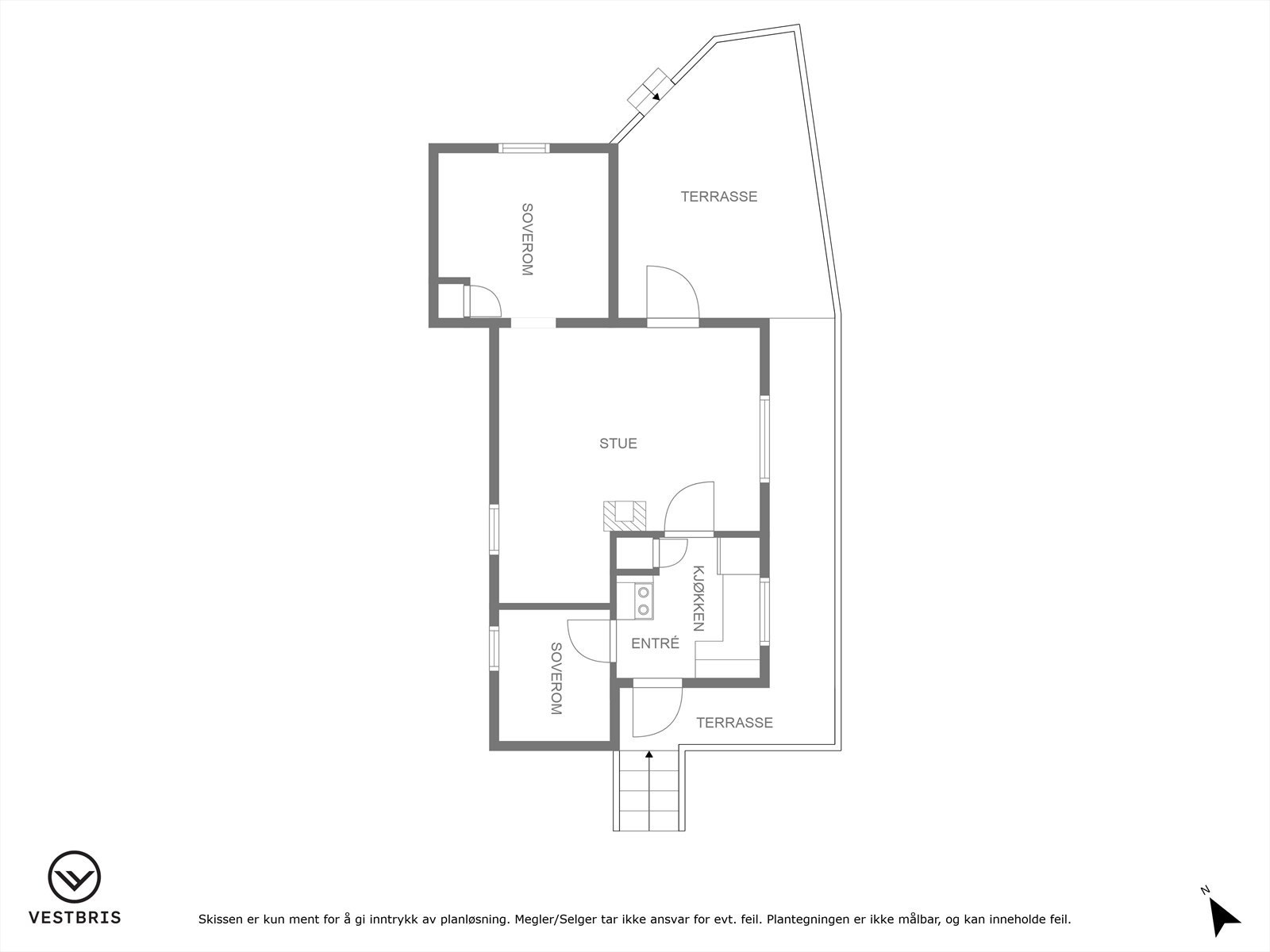 1st floor without-dimensions 2932 saudavegen vikedal Galleribilde