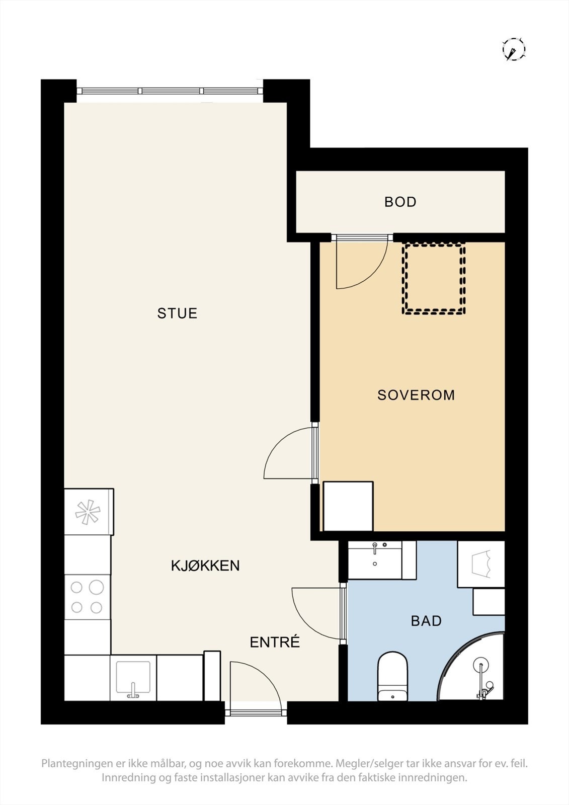 Plantegning Galleribilde