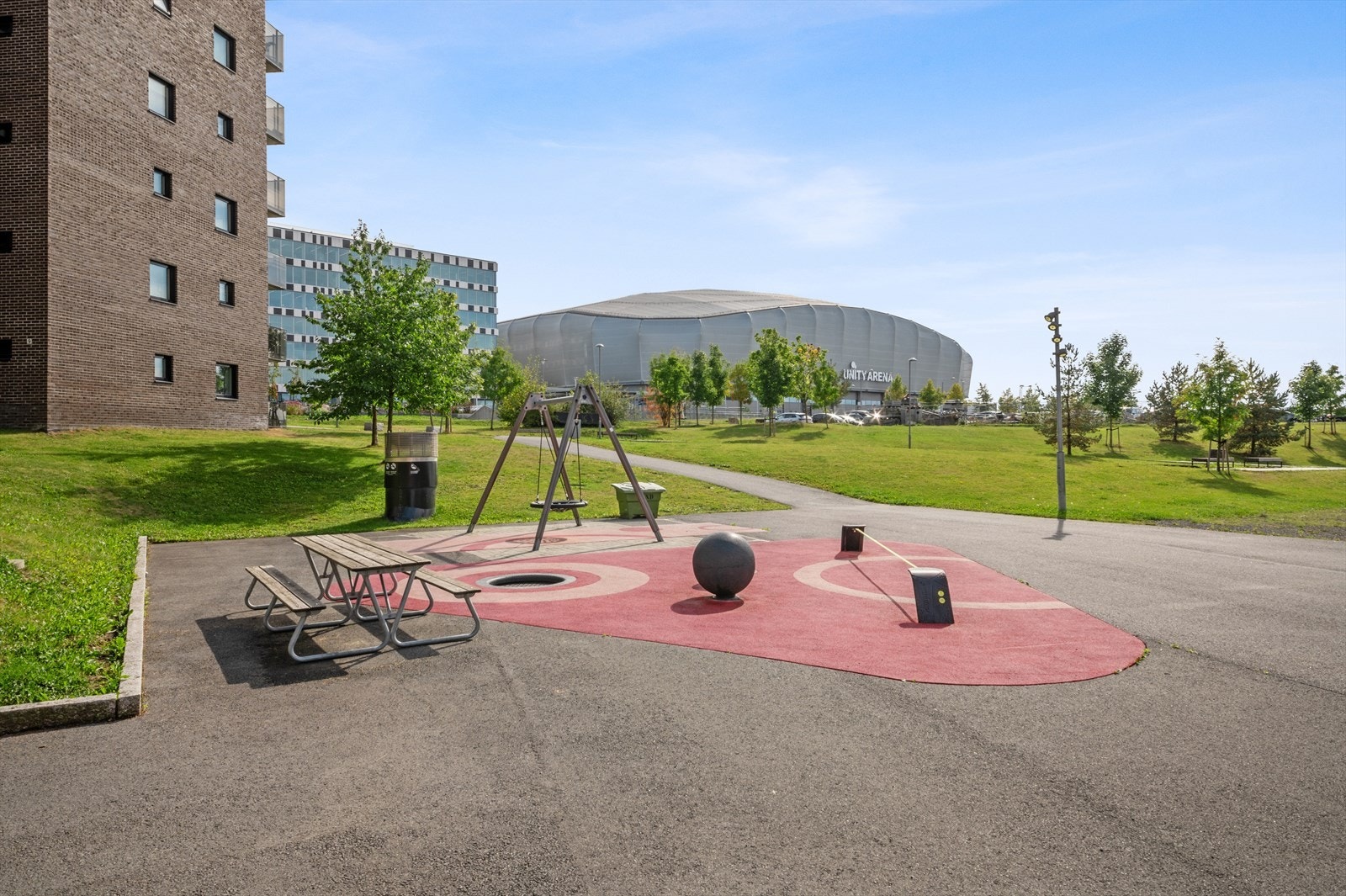 Kort vei til Unity Arena med hyggelige konsertopplevelser. Galleribilde