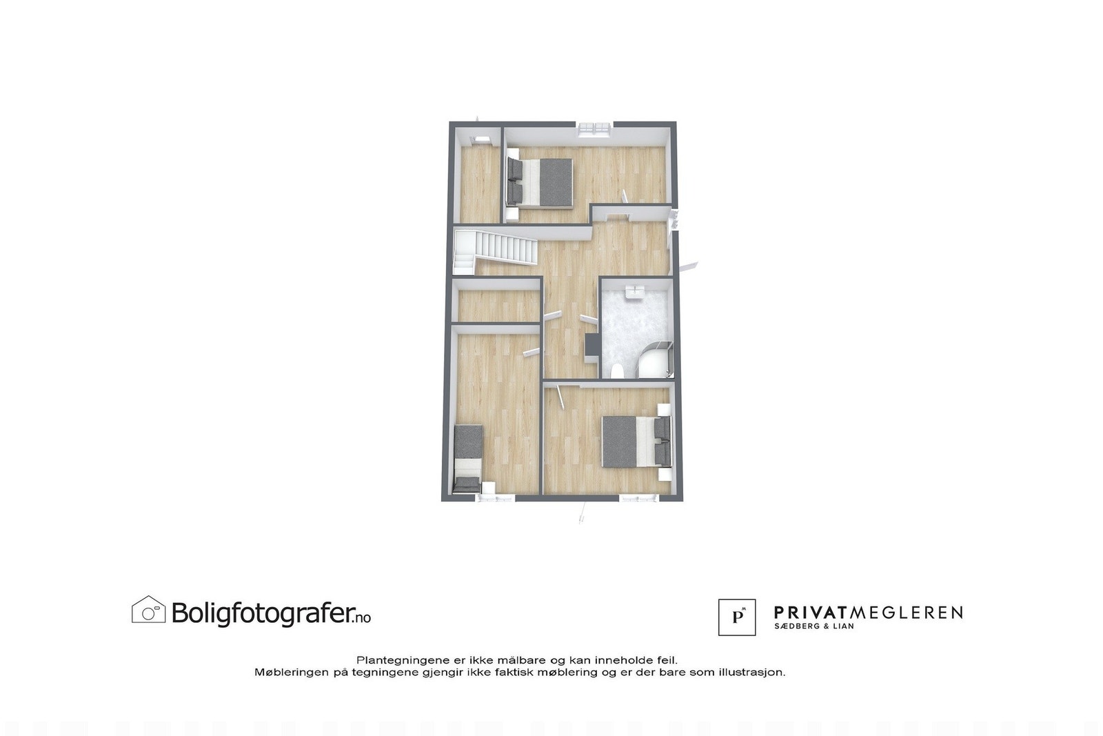 Plantegning 1. etasje - ikke målsatt, kun en illustrasjon. Galleribilde