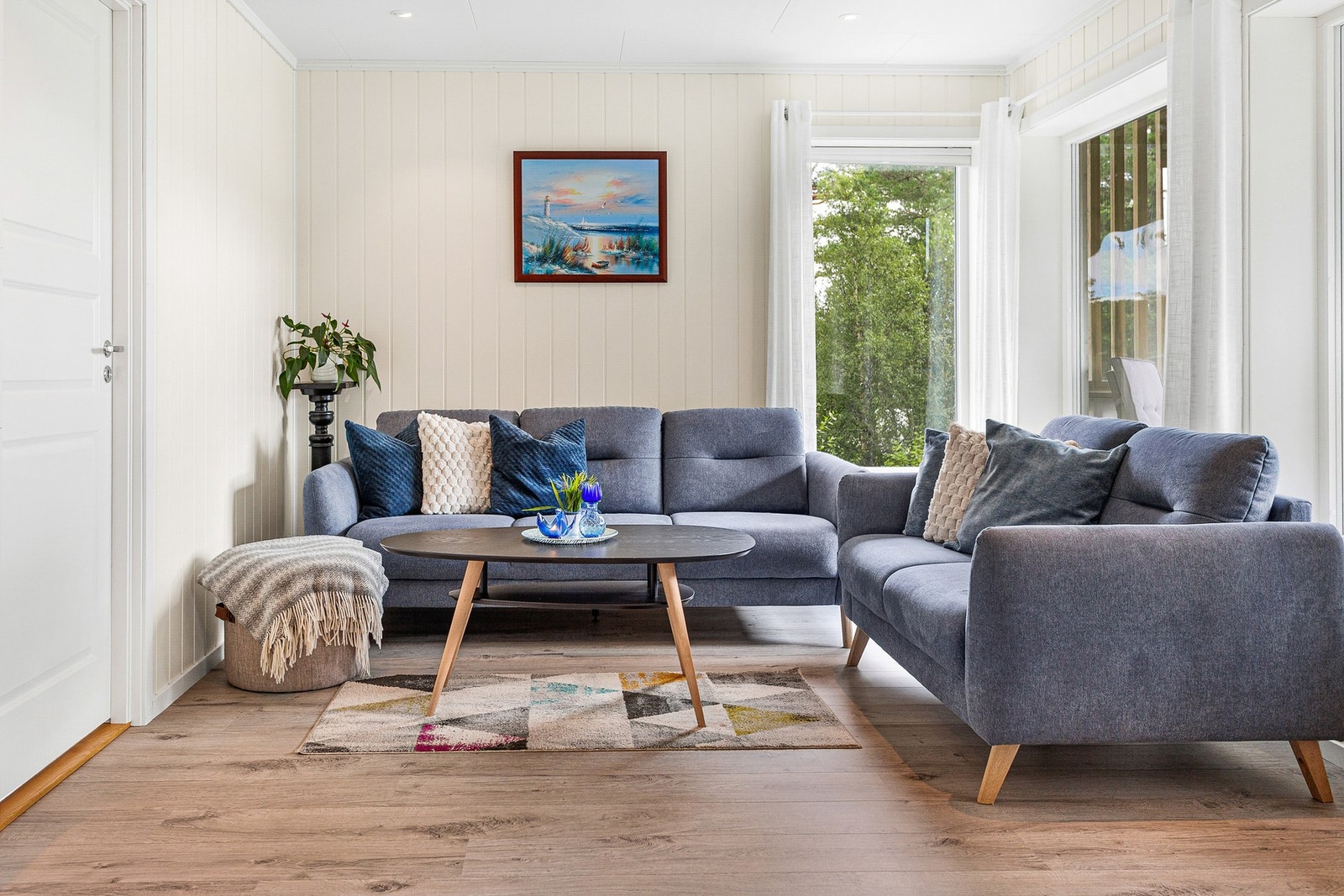 Hyggelig stuekrok med god plass til møblering. Galleribilde